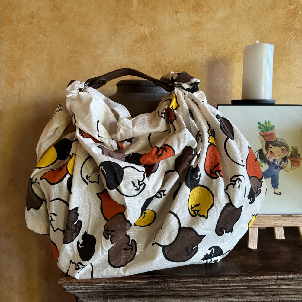 Furoshiki Japanese cloth knot bag from Japan